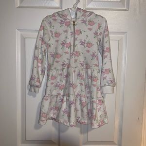 Janie and Jack Floral Dress with hood